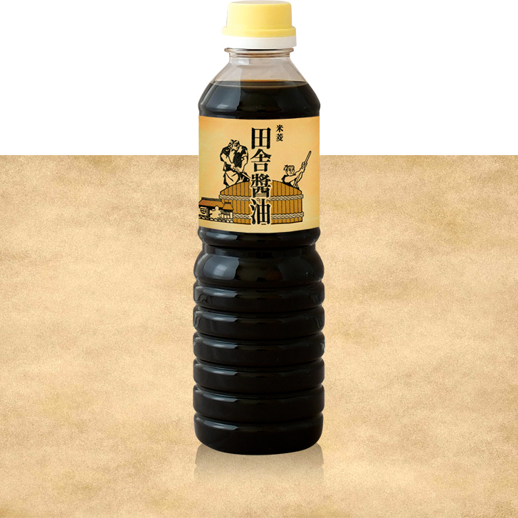 田舎醤油500mL（PET）